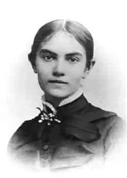 Karin Bergöövá Larssonová, fotografována kolem roku 1882