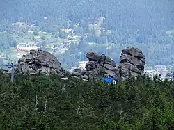 skalní útvar Końskie Łby