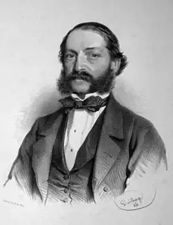 Karl Rechbauer r. 1861 (litografie Adolfa Dauthageho)