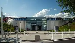 Vstup do nové nádražní budovy