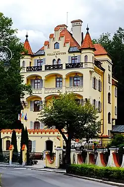 vila Ritter (1896–1897), projekt August Exter