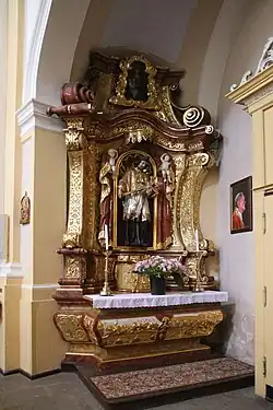 Oltář sv. Jana Nepomuckého