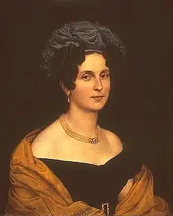 Karolína Seidler-Vranická, portrét Carl Joseph Begas, 1825