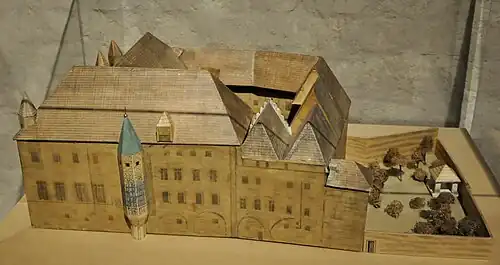 Podoba Karolina v roce 1711 před barokní přestavbou