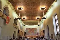 Aula magna: promoční síň Karolina.