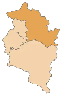 okres Bregenz na mapě Vorarlberska