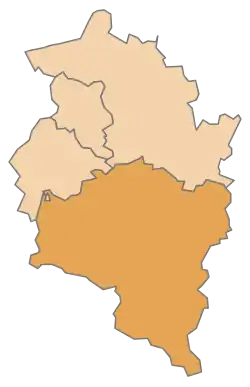 okres Bludenz na mapě Vorarlberska