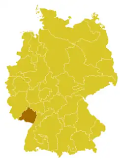Diecéze špýrská Bistum Speyer (něm.) na mapě