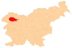 Občina Bohinj na mapě