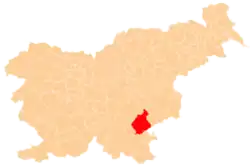 Městská občina Novo mesto na mapě