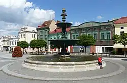 Litinová kašna na Masarykově náměstí