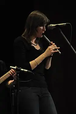 Kateřina García na dvojkoncertě skupin Garcia a Druhá tráva v Hradci Králové 18. dubna 2009