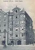 Helblingův dům, zvaný katolické kasino, v roce 1905