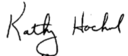 Kathy Hochulová, podpis