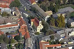 Letecký pohled na Bonyhád