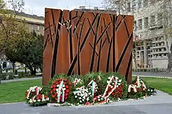 Katyń memorial in Budapest