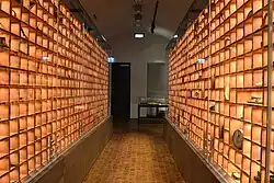 muzejní expozice předmětů nalezených v Katyni