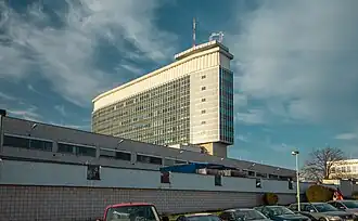 Pražské Televizní středisko Kavčí hory