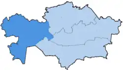 Apoštolská administratura Atyrau na mapě