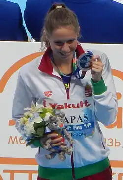 Boglárka Kapásová (4. srpna 2015)