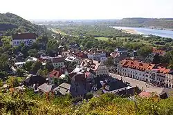 Pohled na město z Hory Tří Křížů