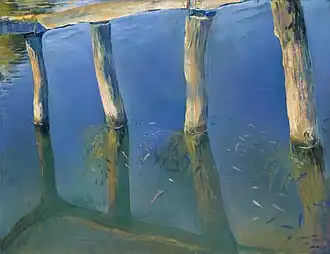 Animals: Fish; 1908, pastel on paperboard, 82 × 63 cm, National Museum, Poznań.