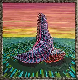 Kde je strom - z cyklu obrazů Horizont událostí - malba olejovými barvami na plátně