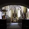 Interiér kostela
