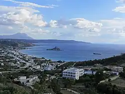 Pohled na moře z Kefalosu (říjen 2018)