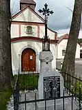 Kříž na uctění památky padlých u kaple