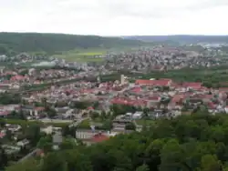 Pohled na město z výšky