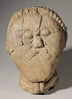 Keltská hlava ze Mšeckých Žehrovic