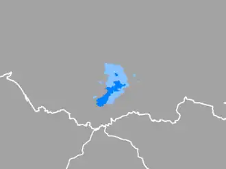 Mapa rozšíření jazyka
