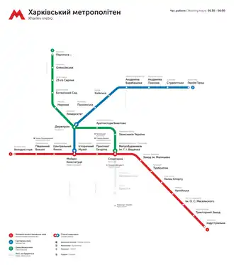 Síť charkovského metra