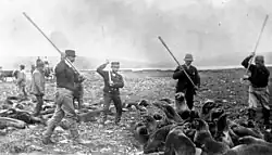 Zabíjení tuleňů, Ostrov svatého Pavla, Aljaška, 1892