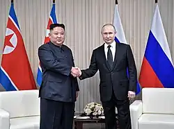 Setkání Kima a ruského prezidenta Putina, 2019