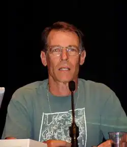Kim Stanley Robinson na Worldconu 2005 (světová konference o sci-fi) v Glasgow, srpen 2005