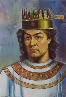 Idealizovaný portrét Varazdata od neznámého umělce