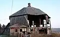 Kinney Octagon Barn, osmiboká, památkově chráněná stodola z roku 1880, stát Iowa, USA