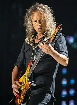 Kirk Hammett v roce 2017