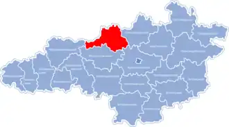 Poloha rajónu v Kirovohradské oblasti