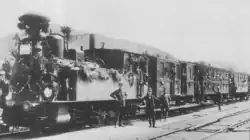 KkStB 162.06 vor Sonderzug zum 1.Mai in Kamenicky Senov