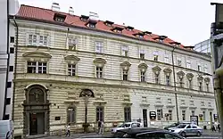 Budova kláštera uršulinek na Národní třídě v Praze