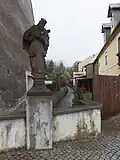 Klášterec nad Ohří, Jan Nepomucký na mostě (2).JPG