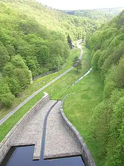 Údolí Klíčavy pod Klíčavskou přehradou