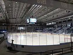 Interiér zimního stadionu