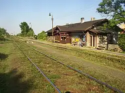 Budova železniční stanice Kladno-Ostrovec