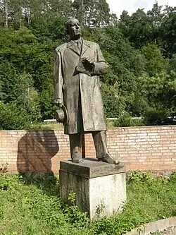 Pomník Josefa Jurana u Klamovy huti v Blansku