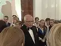 Václav Klaus a žáci Teplické hotelové školy