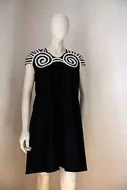 Plavky ve vlastnictví Emilie Flöge, navržené v salonu sester Flögeových (kolem roku 1910)